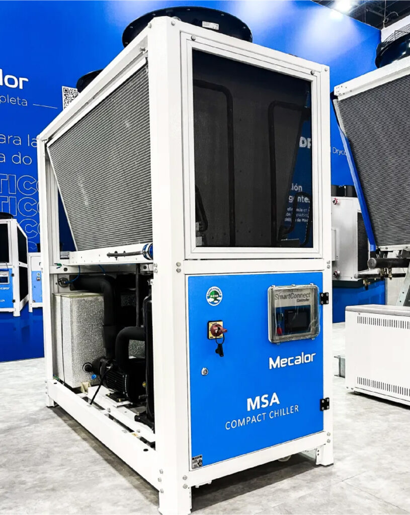 Refrigeración industrial con el chiller MSA de Mecalor