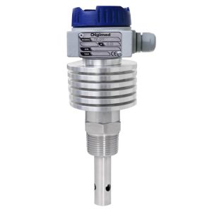 Célula de conductividad Digimed TX-01 diseñada para medición precisa y estable, garantizando datos confiables y control eficiente en procesos industriales.